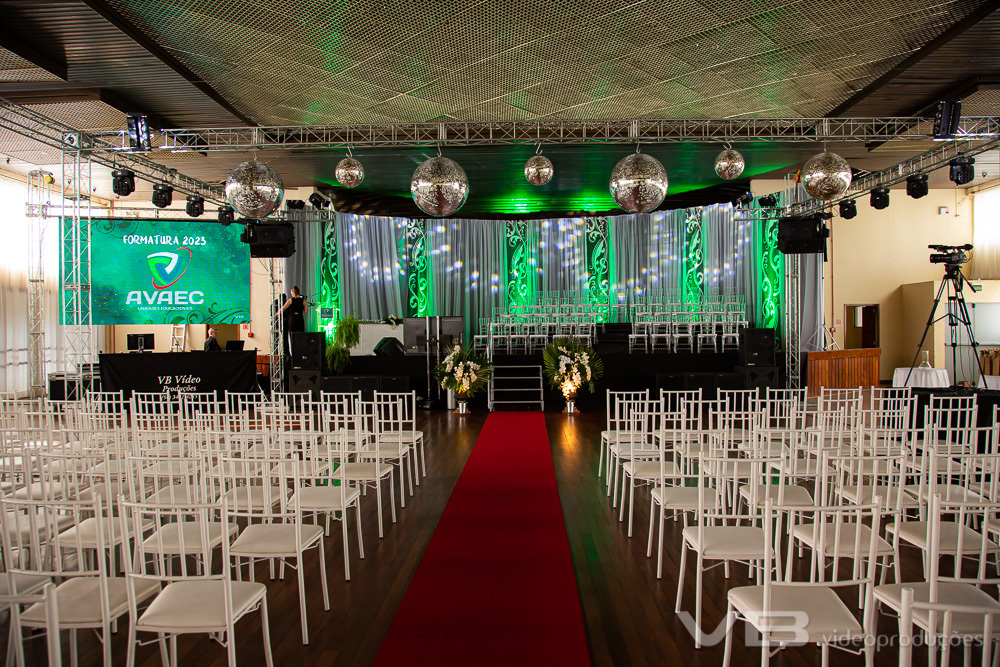 Formatura AVAEC 2023, na SOAL em Veranópolis, produção de VB Vídeo Produções