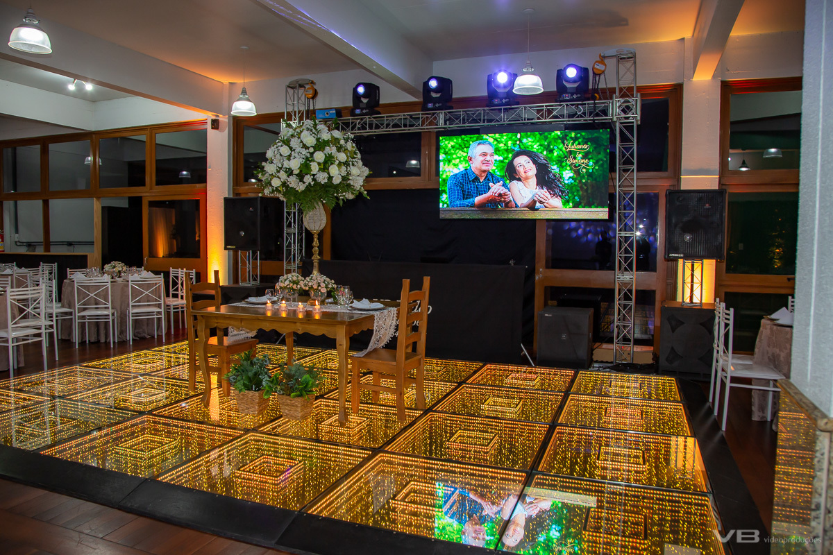 samento Juliano e Simone, SOAL - Espaço de Eventos Dom Vital,  cobertura de VB Vídeo Produções, pista de LED