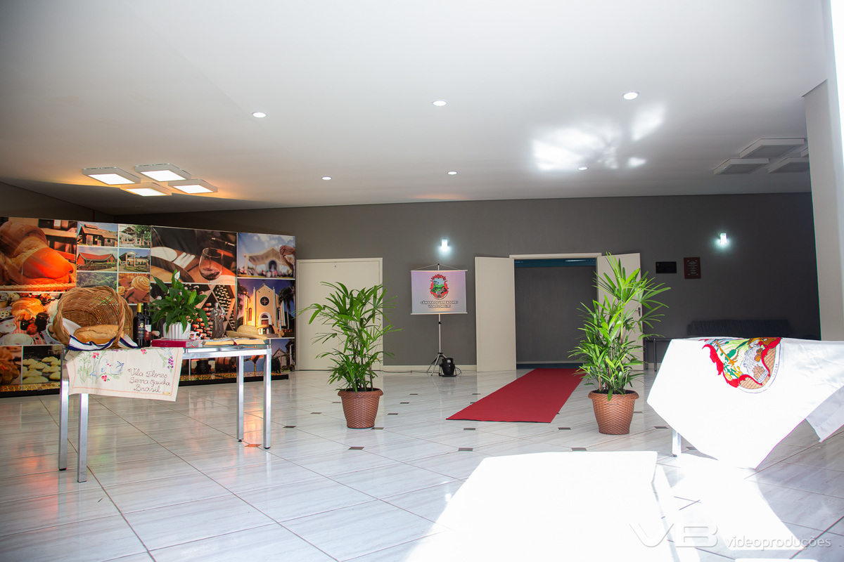 Cerimônia de Posse do Prefeito, vice-prefeita e vereadores de Vila Flores em 01 de janeiro de 2025.