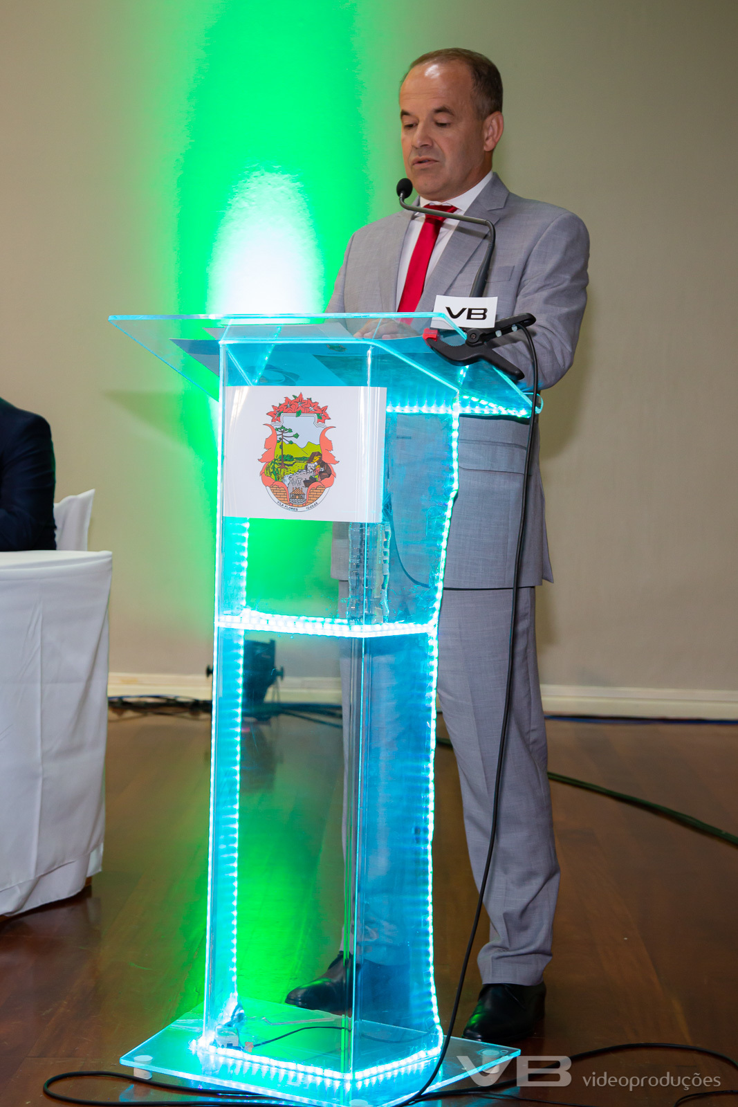 Cerimônia de Posse do Prefeito, vice-prefeita e vereadores de Vila Flores em 01 de janeiro de 2025.