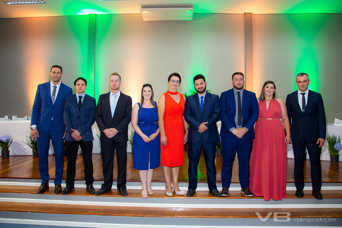 Cerimônia de Posse do Prefeito, vice-prefeita e vereadores de Vila Flores em 01 de janeiro de 2025.
