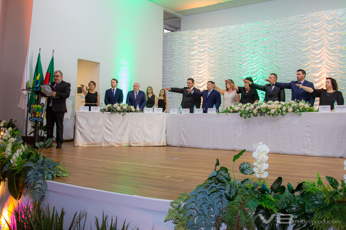 Cerimônia de Posse do Prefeito, vice-prefeito e vereadores de Fagundes Varela em 01 de janeiro de 2025.