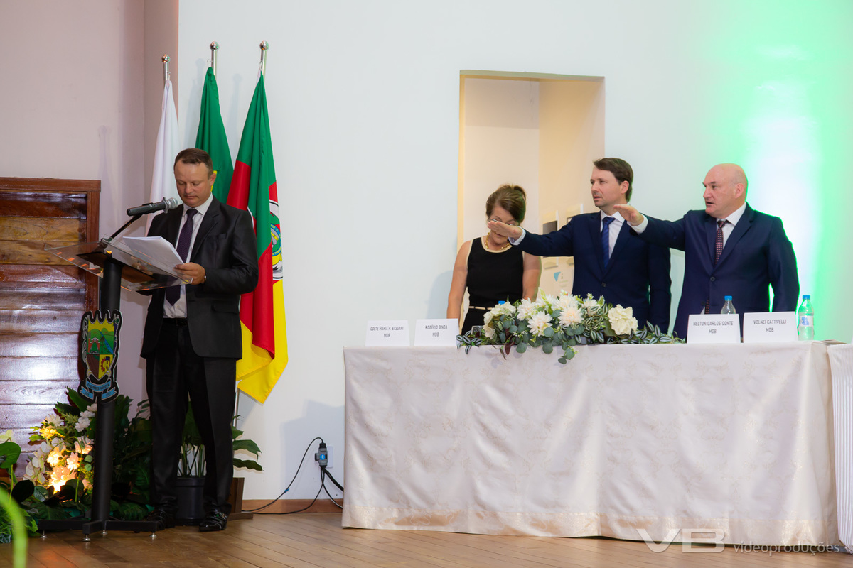 Cerimônia de Posse do Prefeito, vice-prefeito e vereadores de Fagundes Varela em 01 de janeiro de 2025.