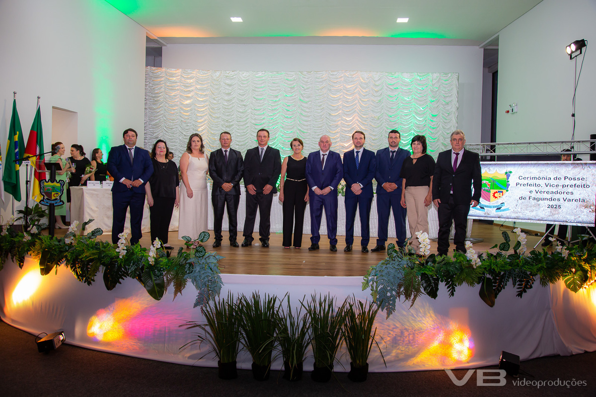 Cerimônia de Posse do Prefeito, vice-prefeito e vereadores de Fagundes Varela em 01 de janeiro de 2025.