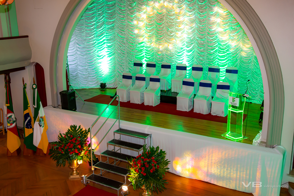 Formatura IFRS Campus Veranópolis, produção de VB Vídeo Produções, na Casa da Cultura de Veranópolis