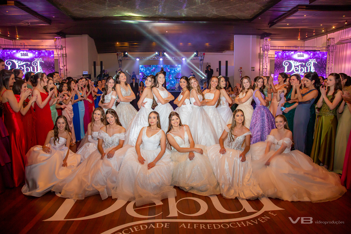 Baile de Debutantes SOAL 2025, Veranópolis, produção de VB Vídeo Produções