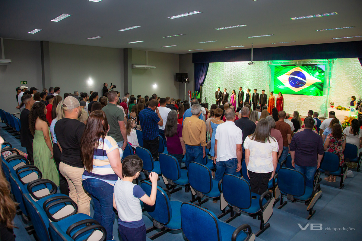 Formatura Dosolina Boff 2025, Vila Flores, produção e estrutura completa de VB Vídeo Produções