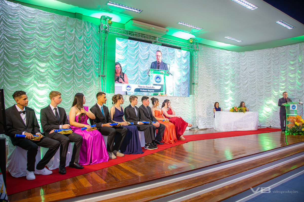 Formatura Dosolina Boff 2025, Vila Flores, produção e estrutura completa de VB Vídeo Produções