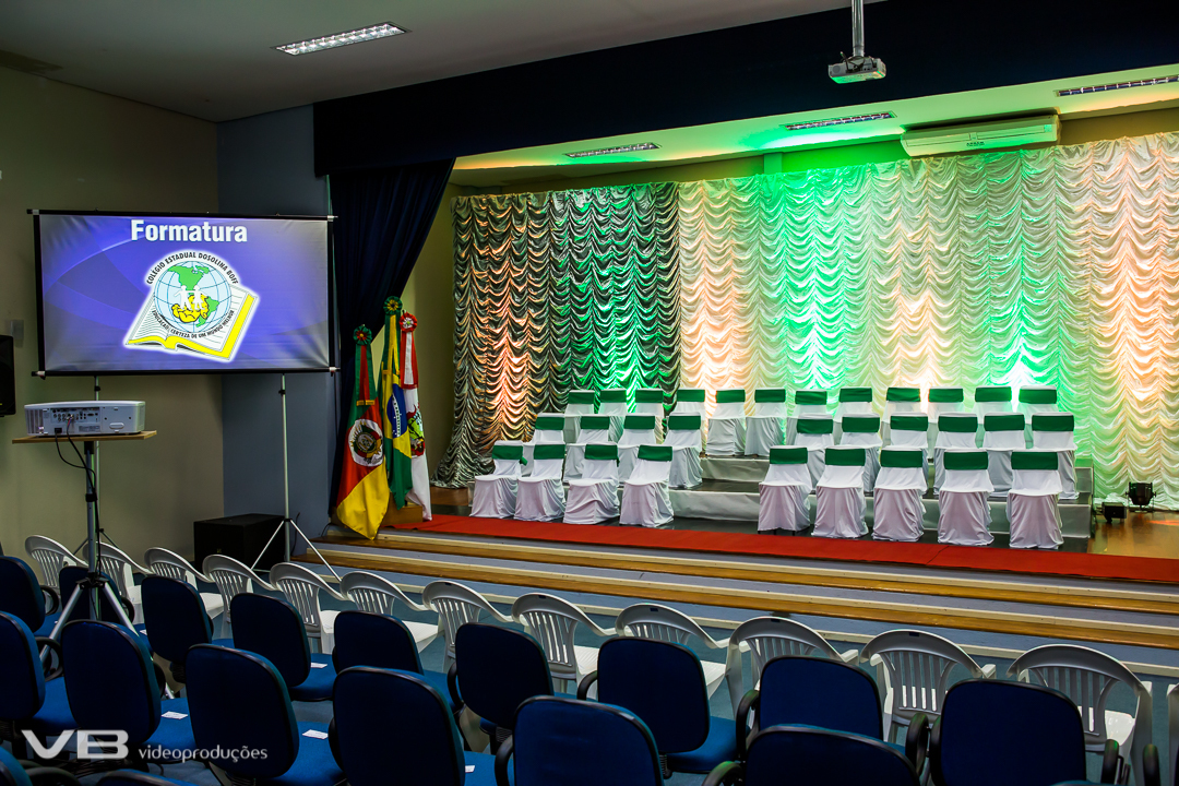 Decoração da Formatura do Dosolina Boff