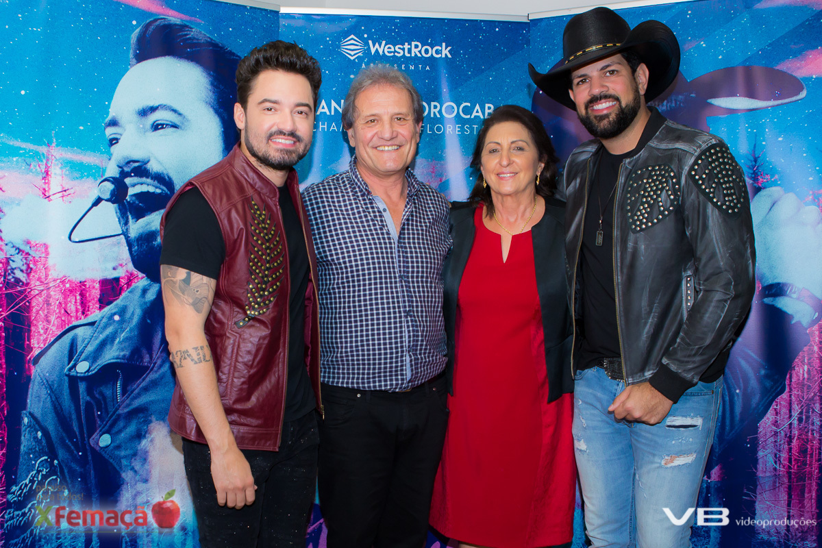 Presidente da X Femaçã Veranópolis, Show com Fernando e Sorocaba, fotos de VB Vídeo Produções