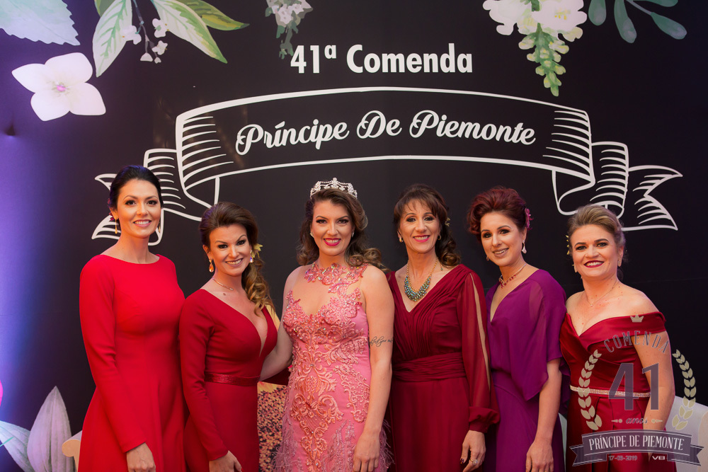 Comendadoras e Soberana SOAL 2018/2019, na Comenda de Veranópolis