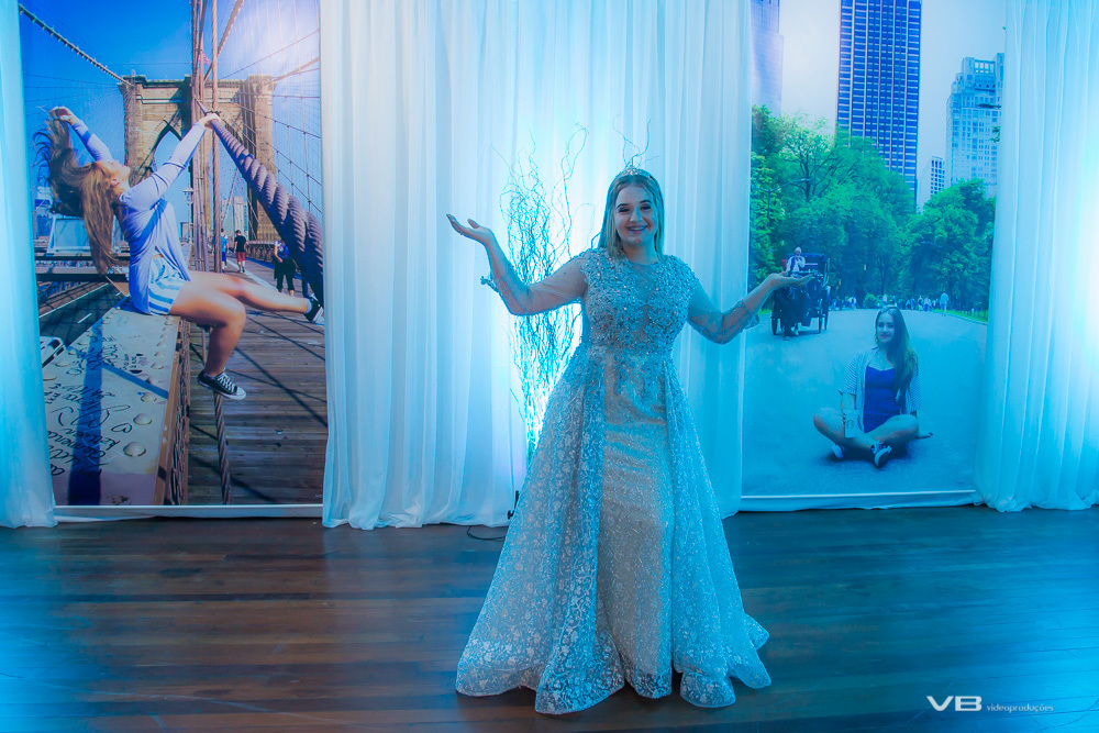 Festa de 15 anos da Camile, na SOAL, em Veranópolis, evento realizado e produzido pela VB Vídeo Produções