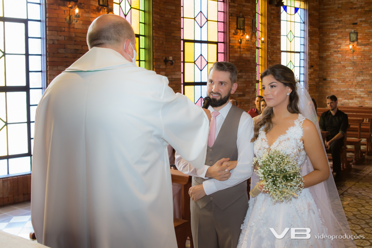 A hora do sim dos noivos