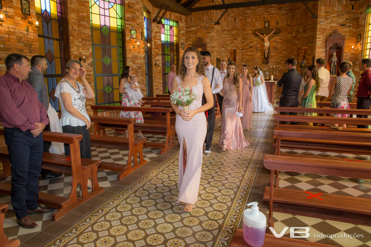 Saída dos padrinhos