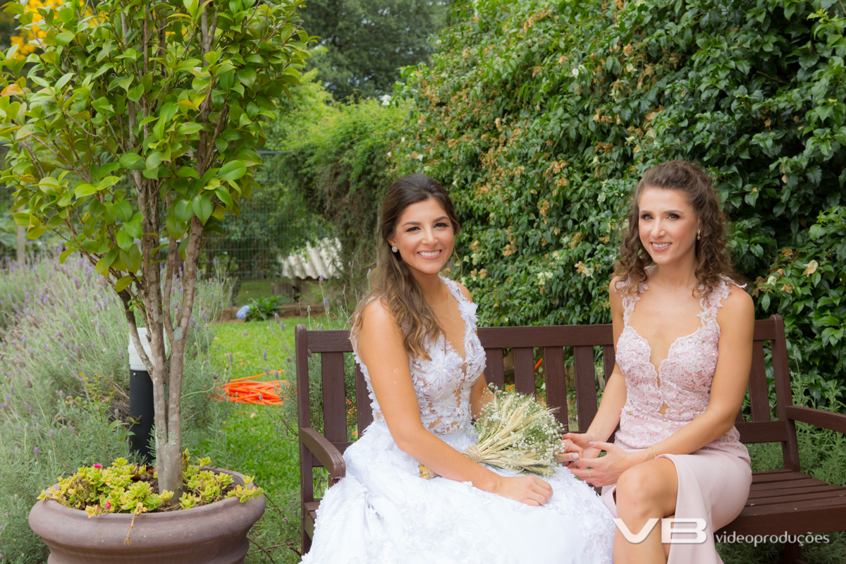 Noiva com a irmã