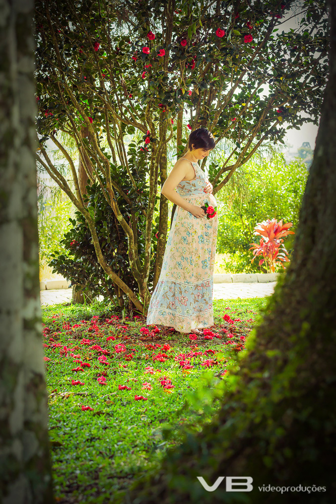 Gestante, fotos românticas
