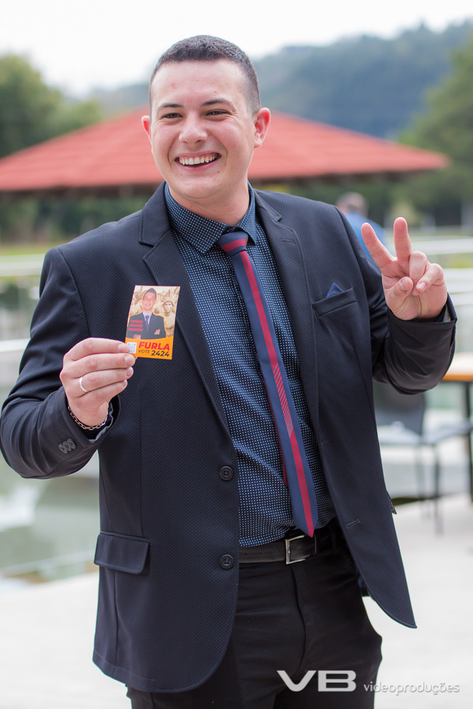 Momento de descontração do formando