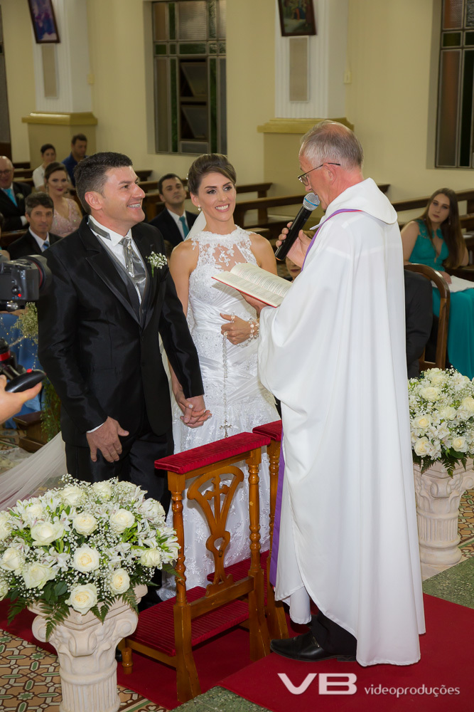 A hora do sim dos noivos