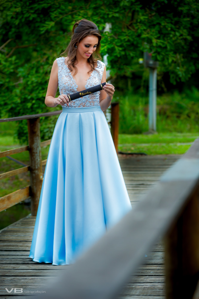 Formanda em odontologia, VB vídeo Produções na cobertura do evento