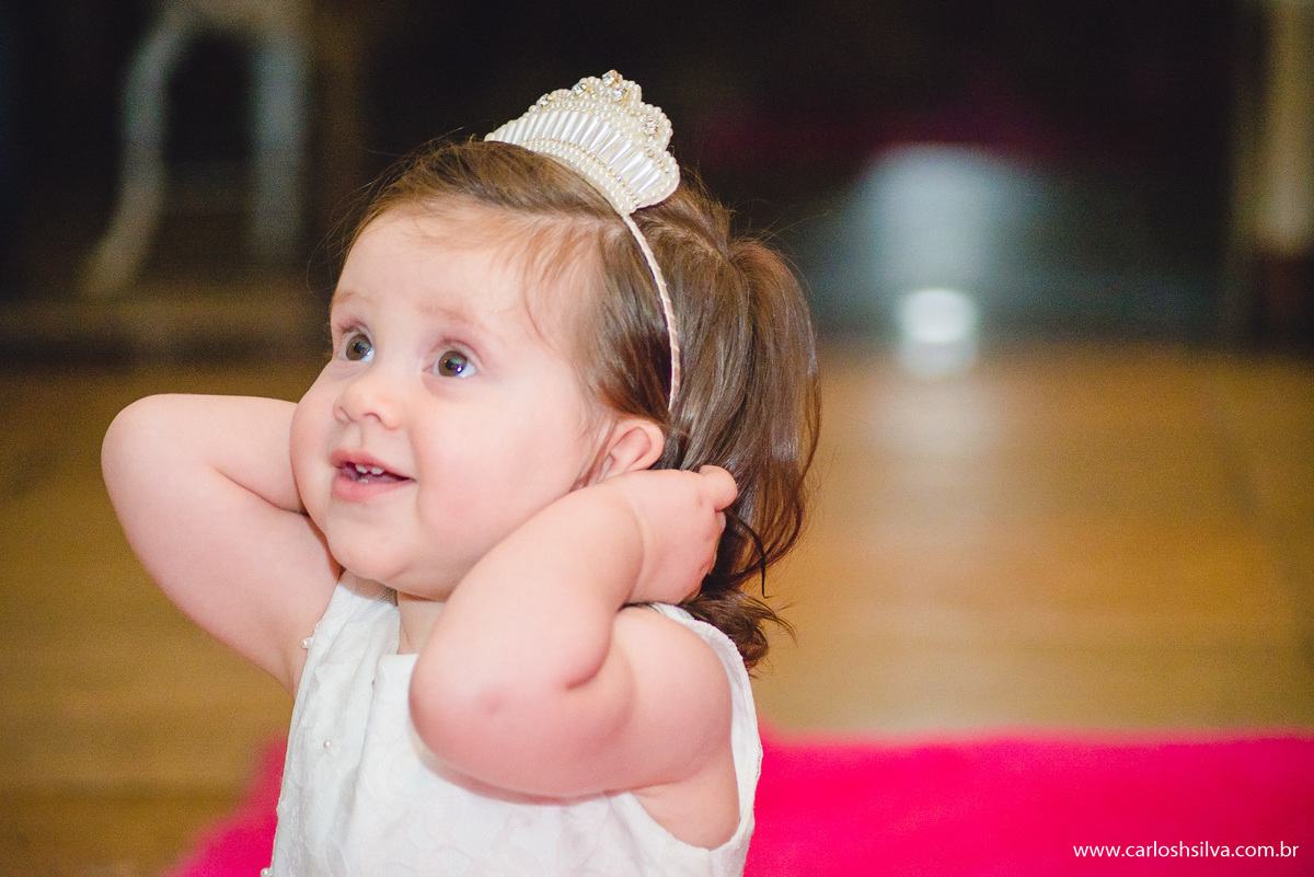 Pose para foto do bebê