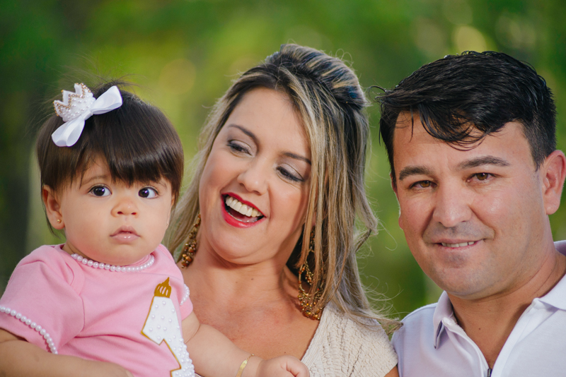 papai, mamãe, e filhinha