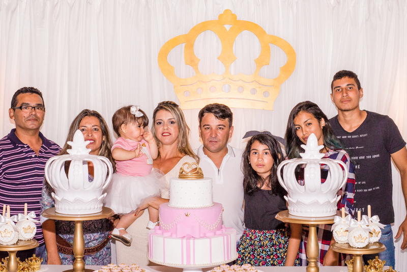 toda a família no aniversário