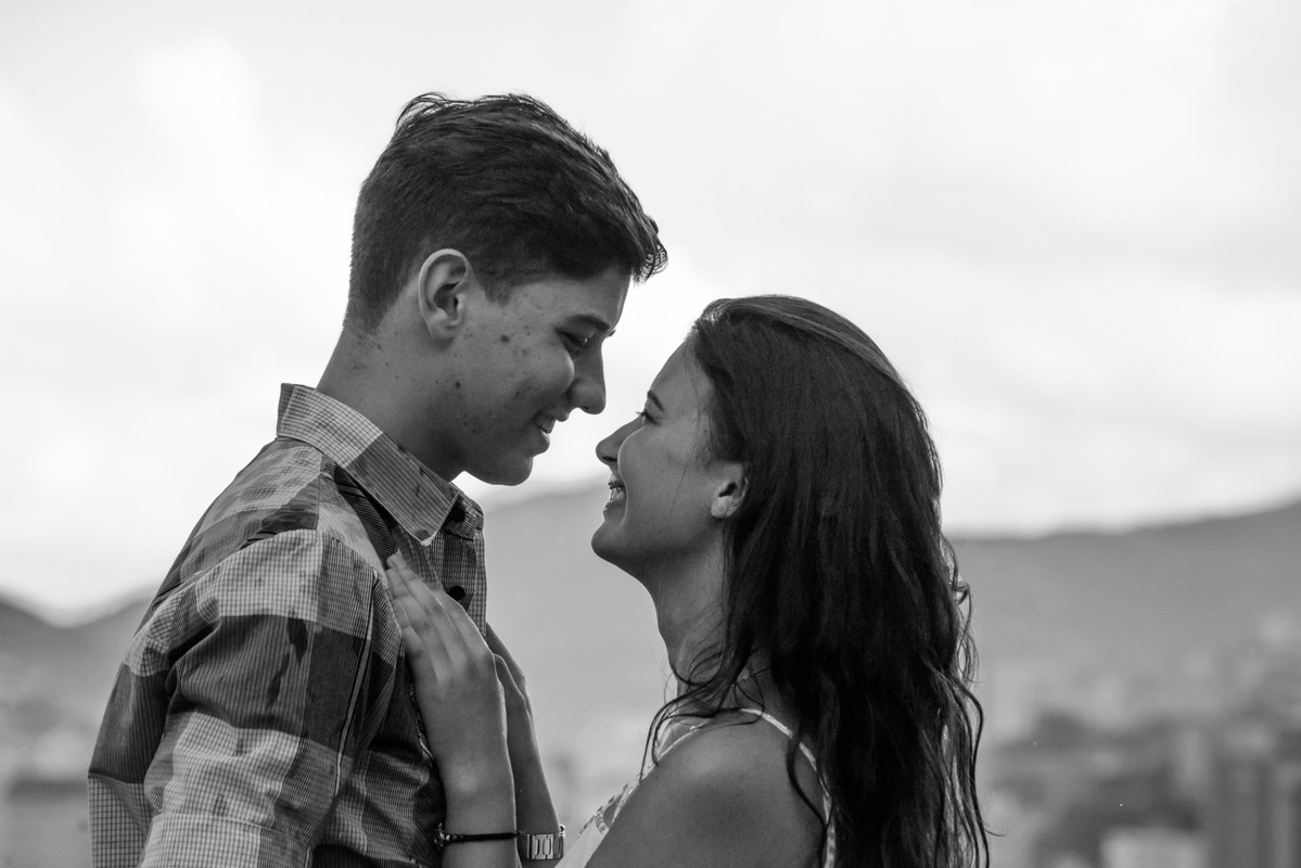 amor em preto e branco