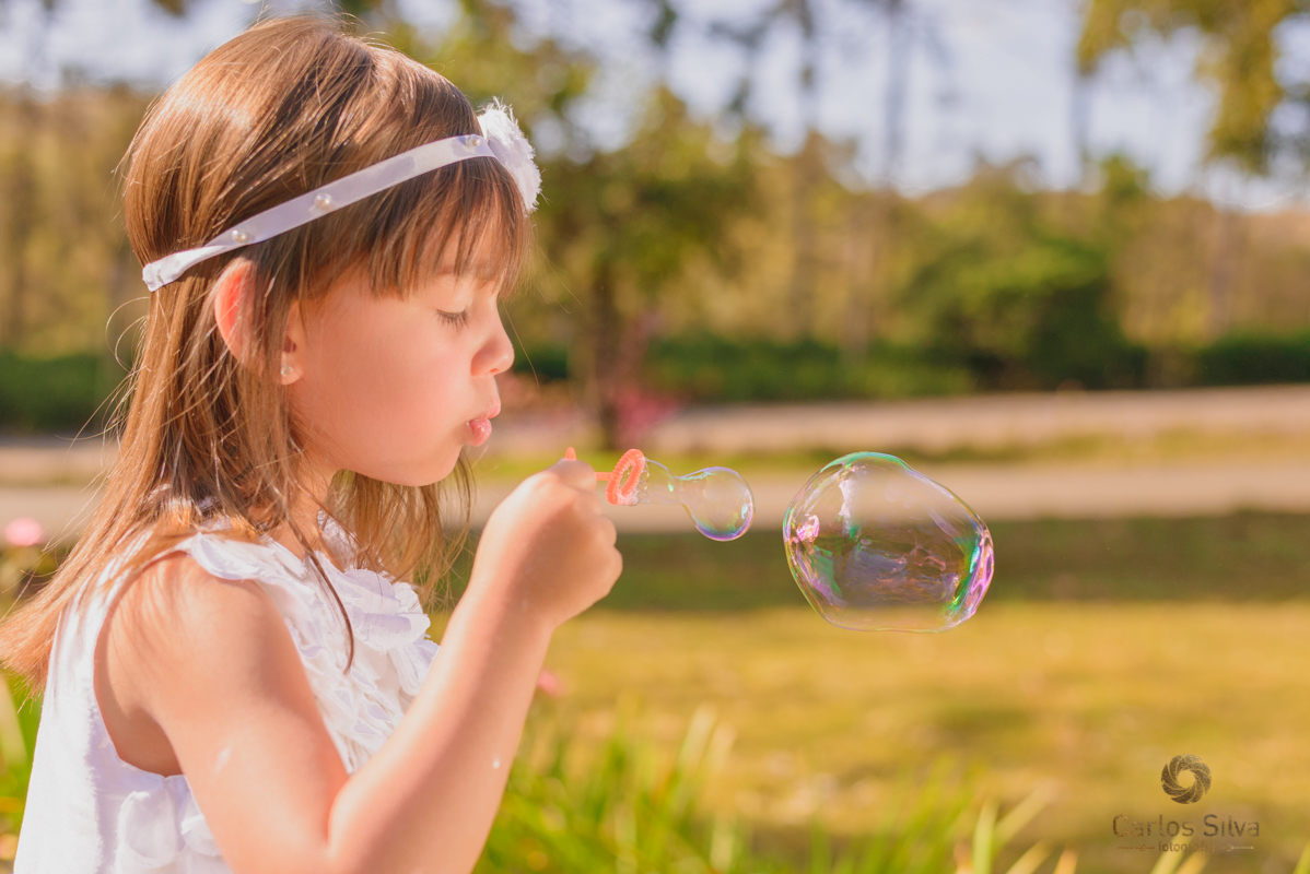 fazendo bolha de sabão