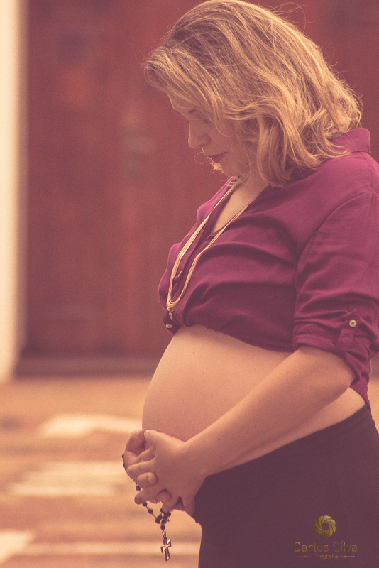 terço, gestante, igreja