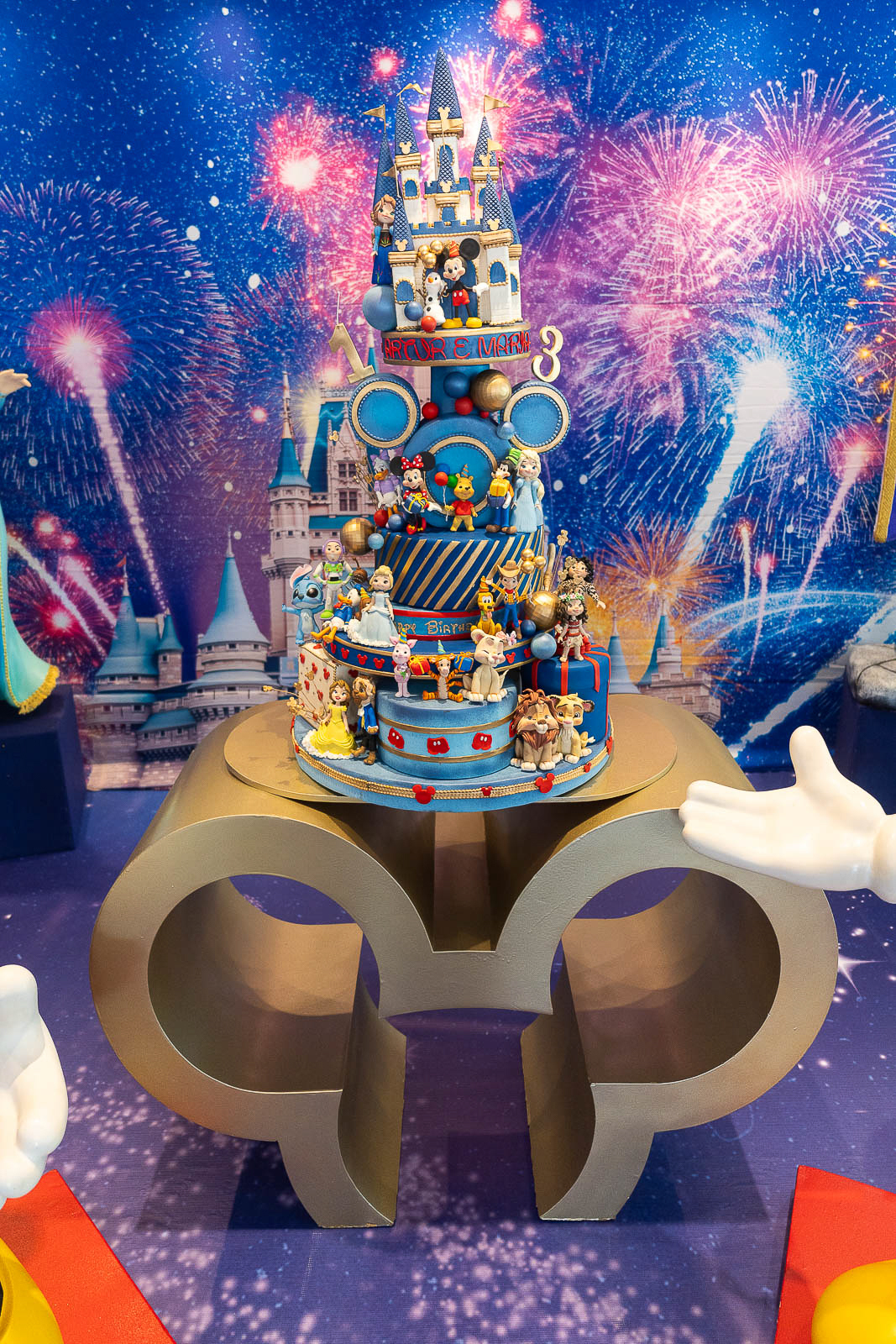 bolo cenografico disney