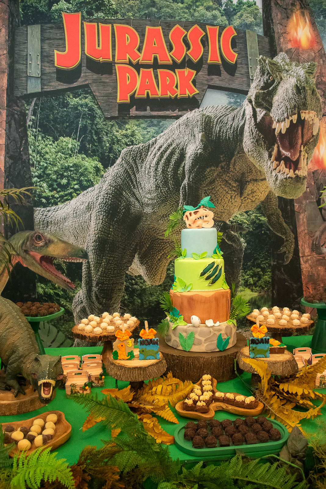 decoração de dinossauro 