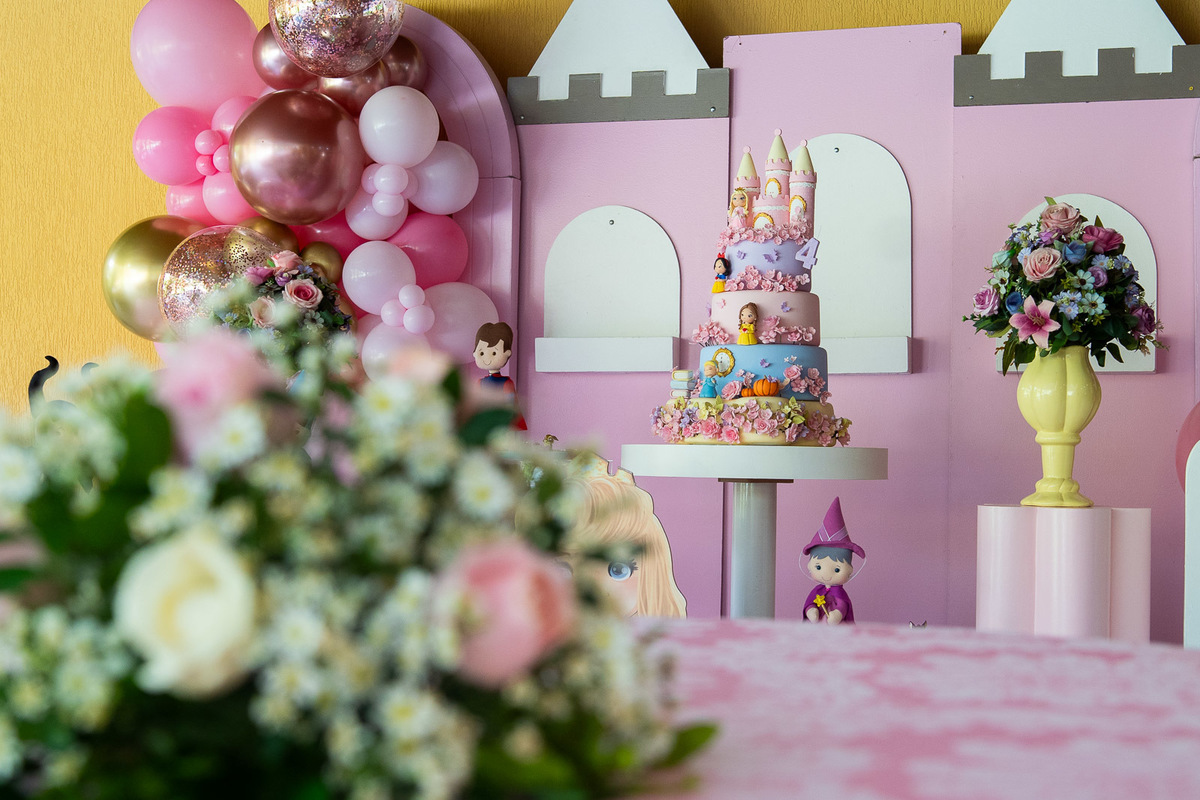decoração da festa 