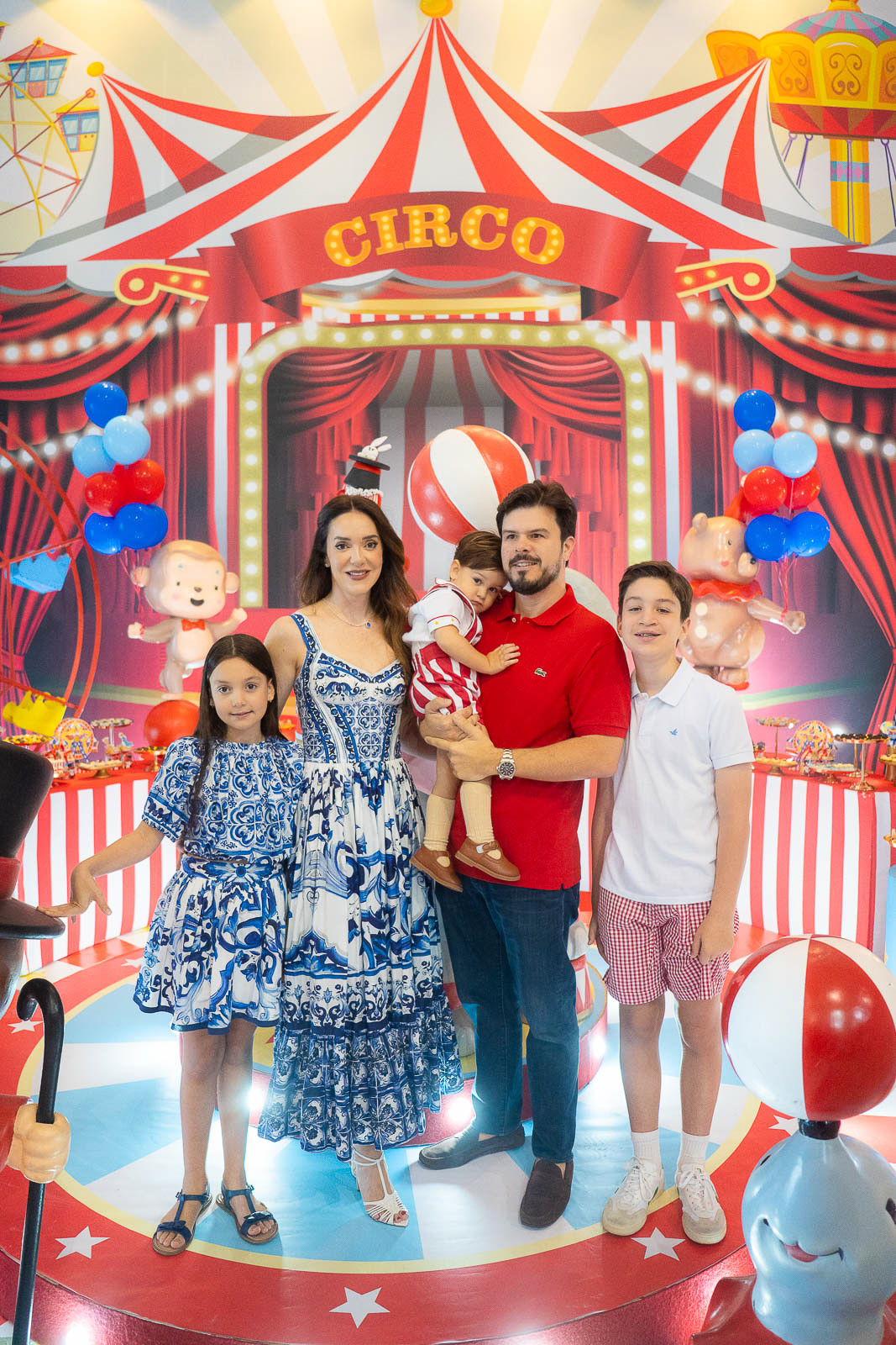 foto de família na decoração