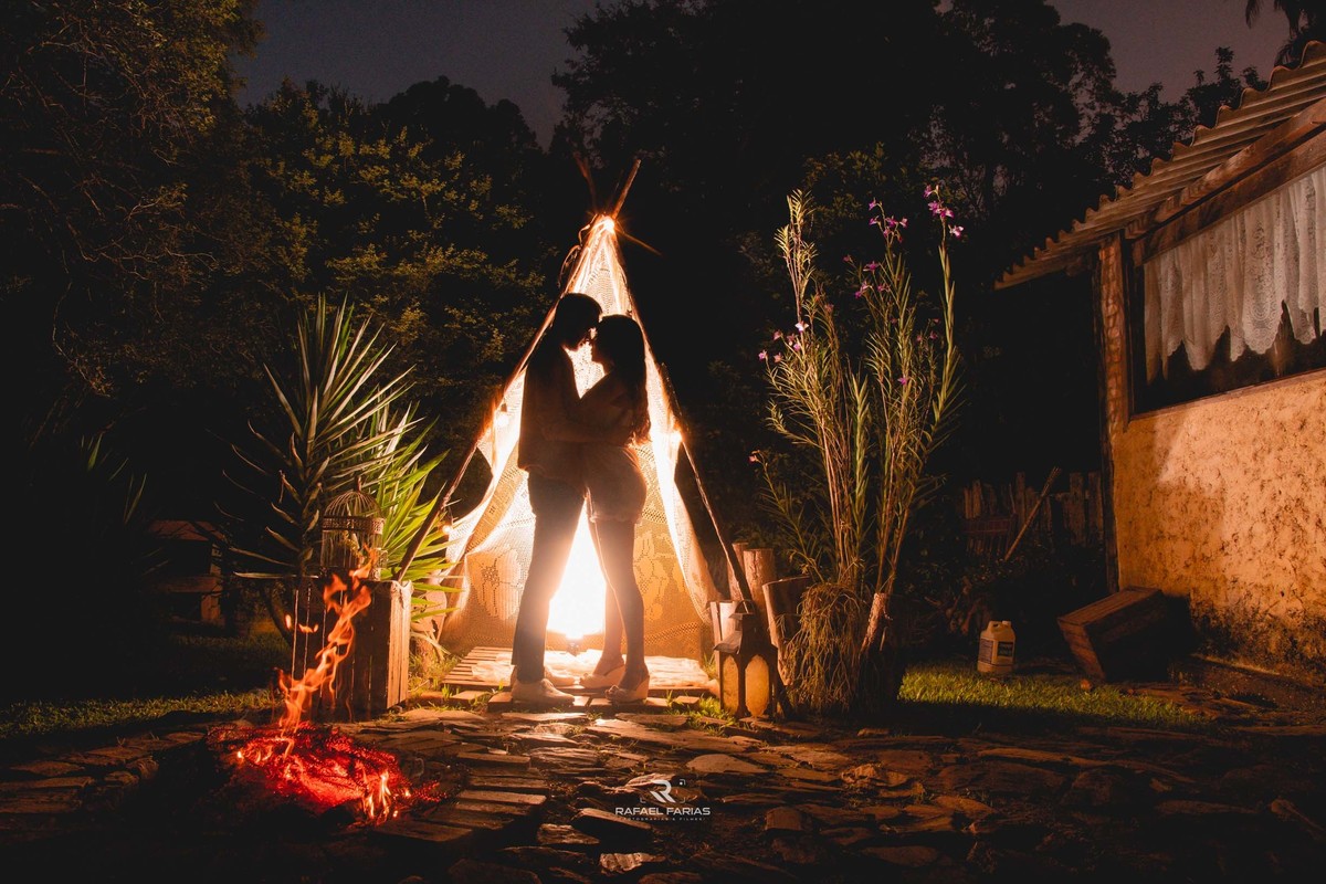 pré wedding na fogueira