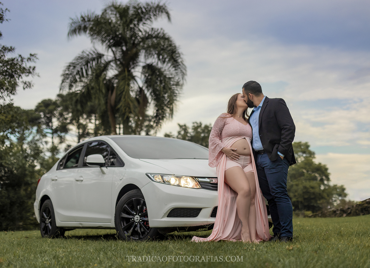 fotos de gestante com o carro