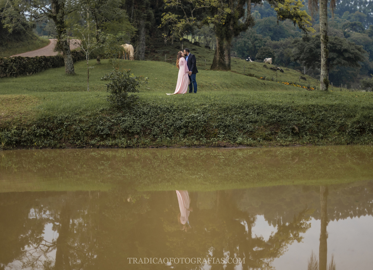 fotos de gestante no lago