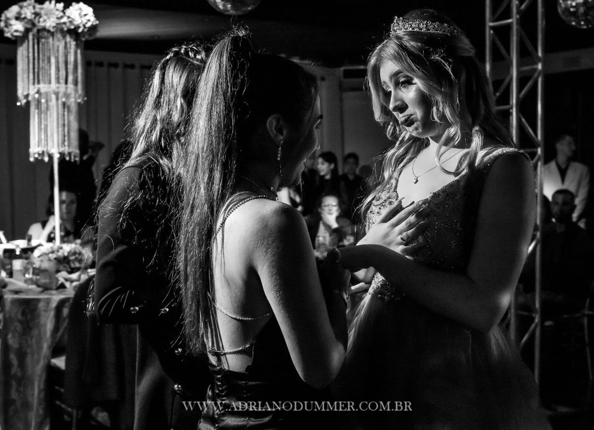 homenagem para debutante