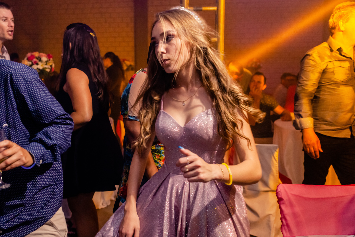 Debutante dançando