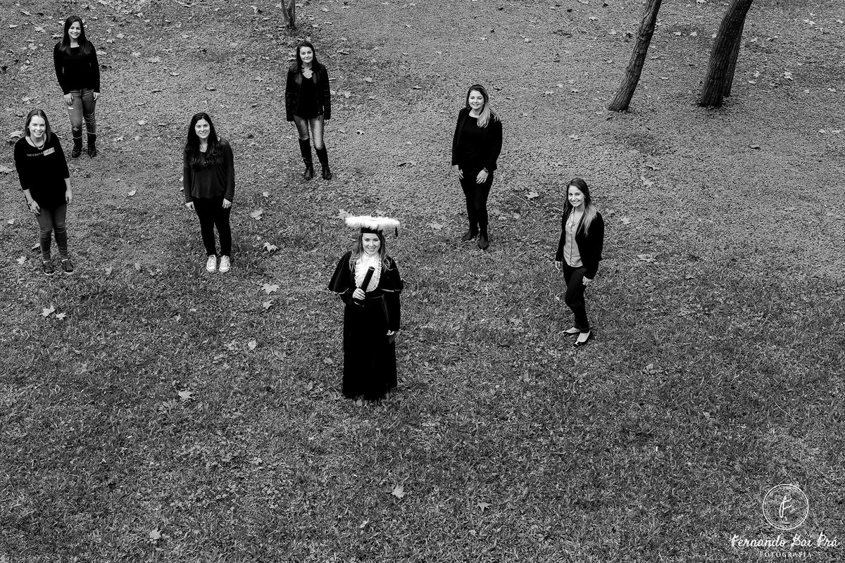 ensaio de formatura com amigas