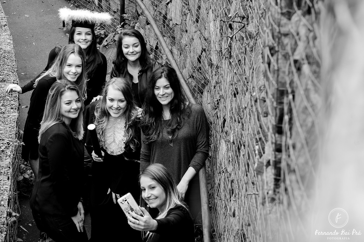 ensaio de formatura com amigas