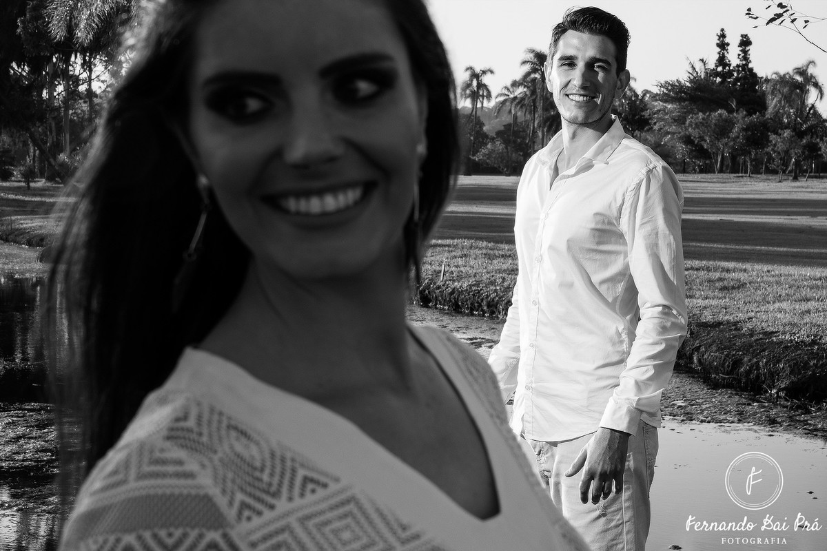 Ensaio de casal na praia