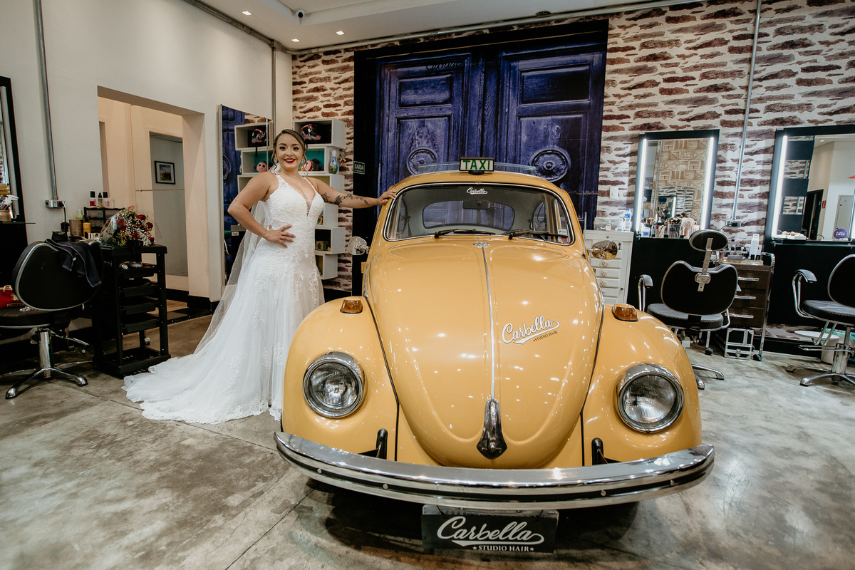 Making of da noiva no Carbella Studio