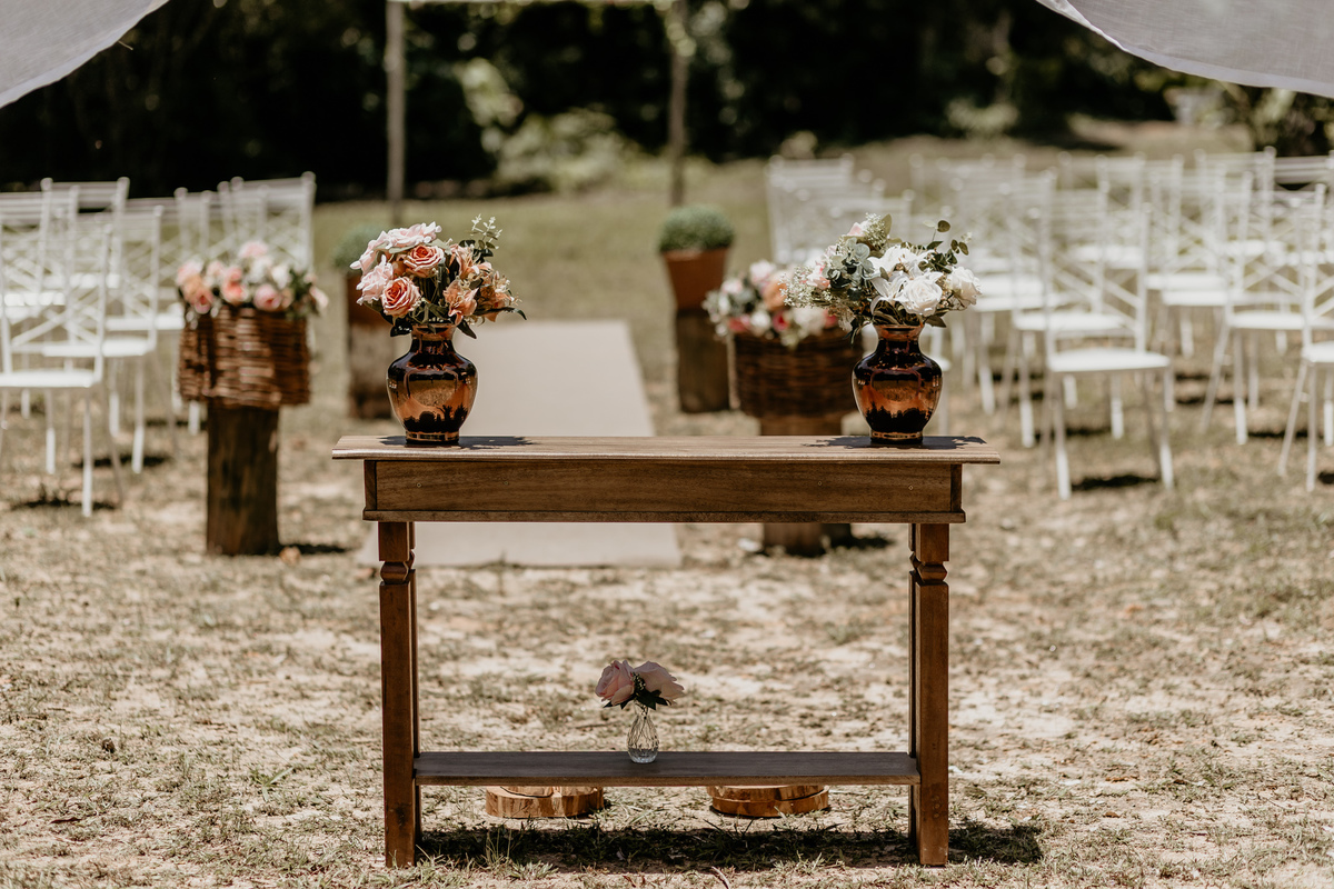 Decoração simples para casamento