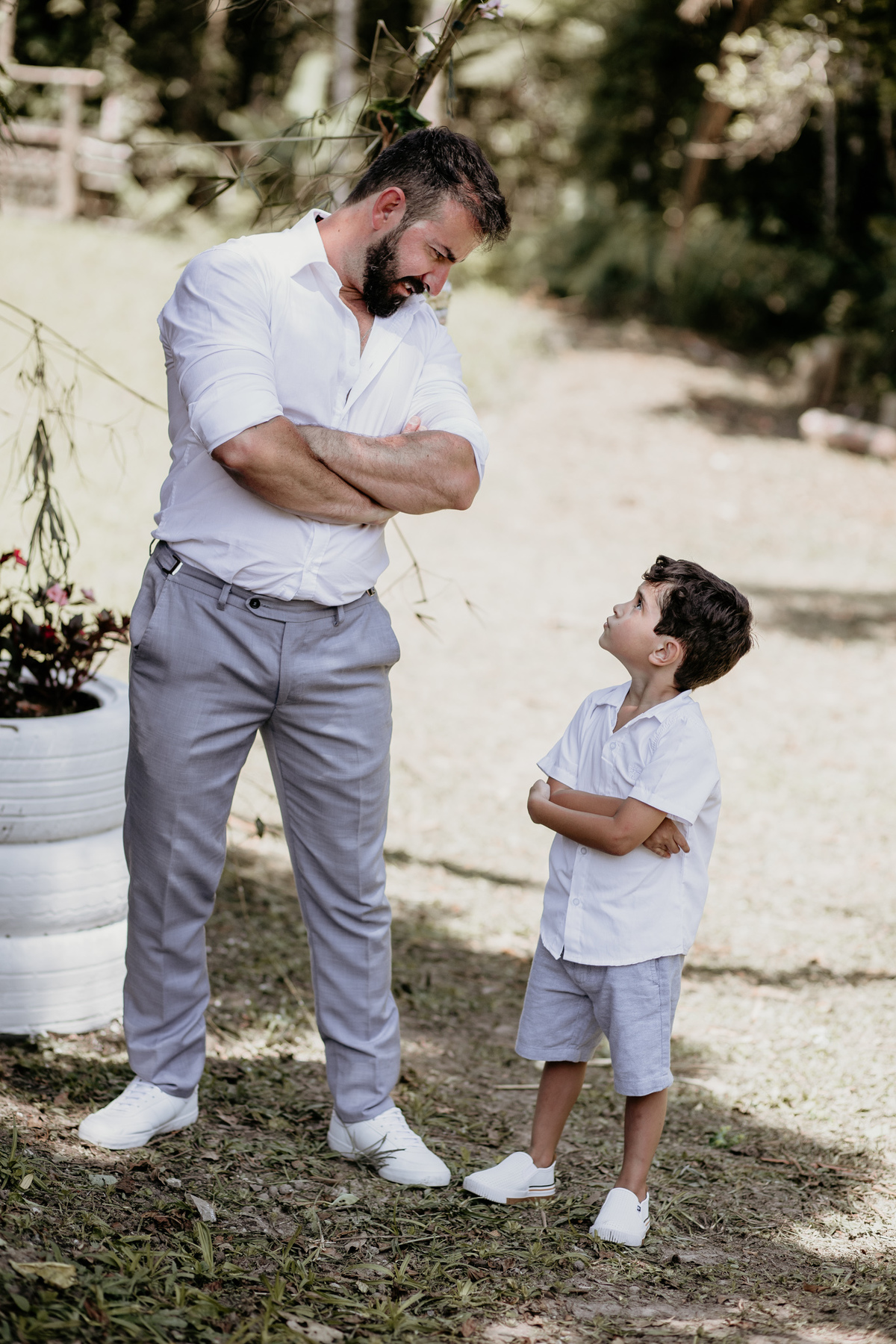 Pai e filho no casamento
