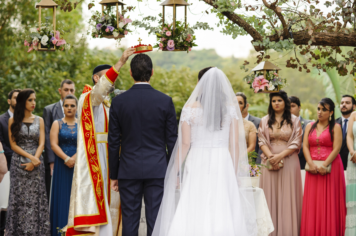 Passagem da celebração ortodoxa de casamento