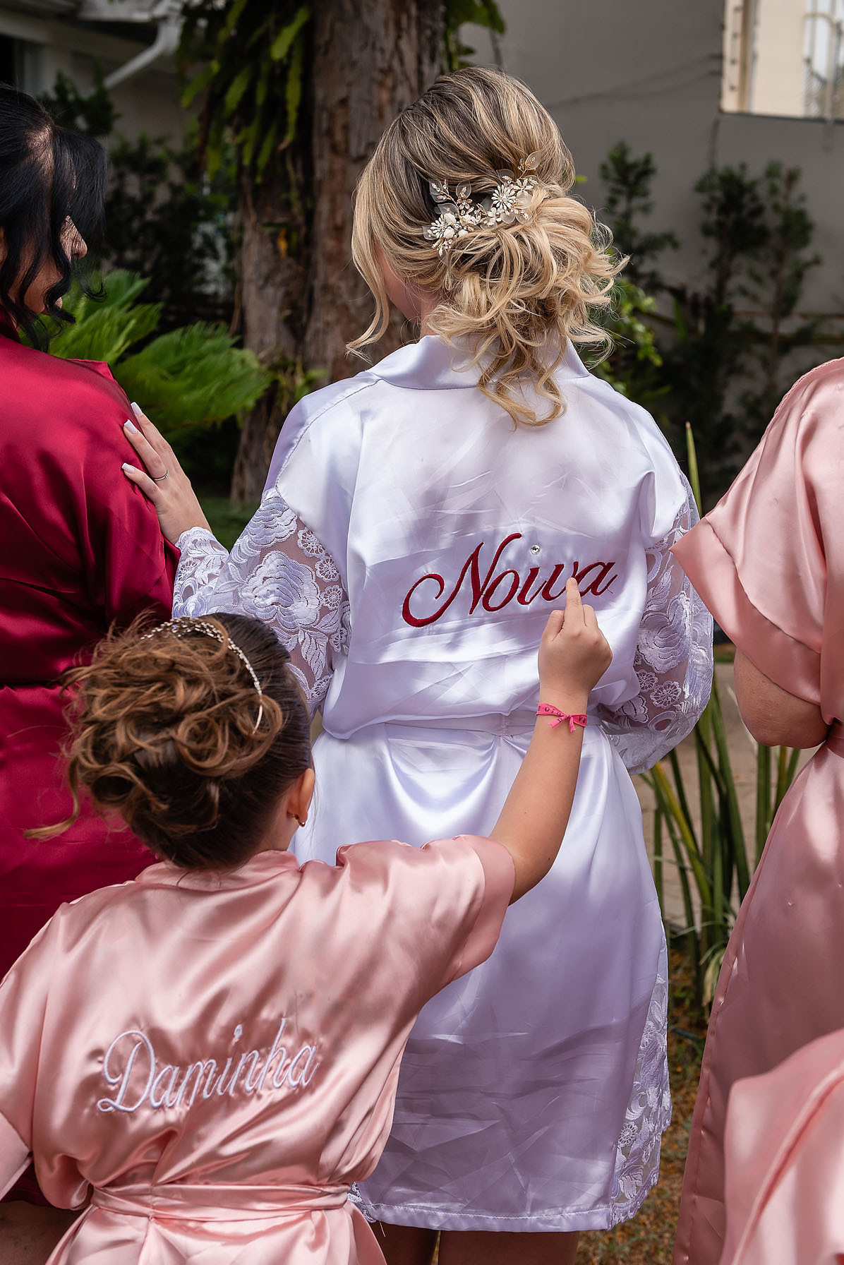 roupão da noiva e noivinha