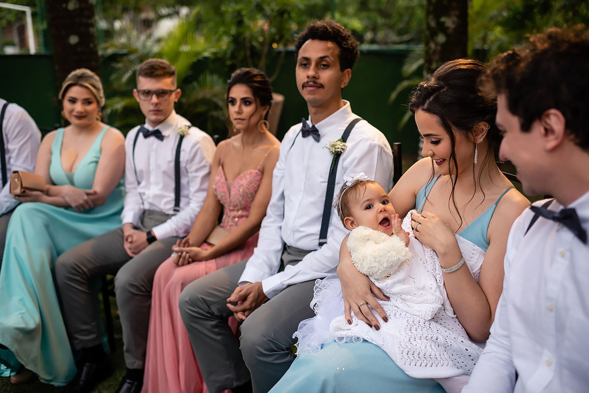 bebê no casamento