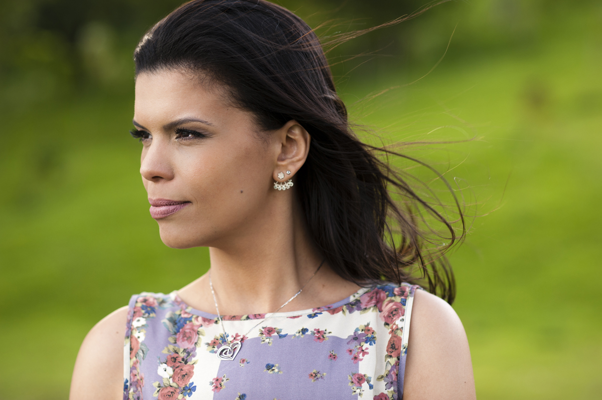 retrato da noiva em ensaio