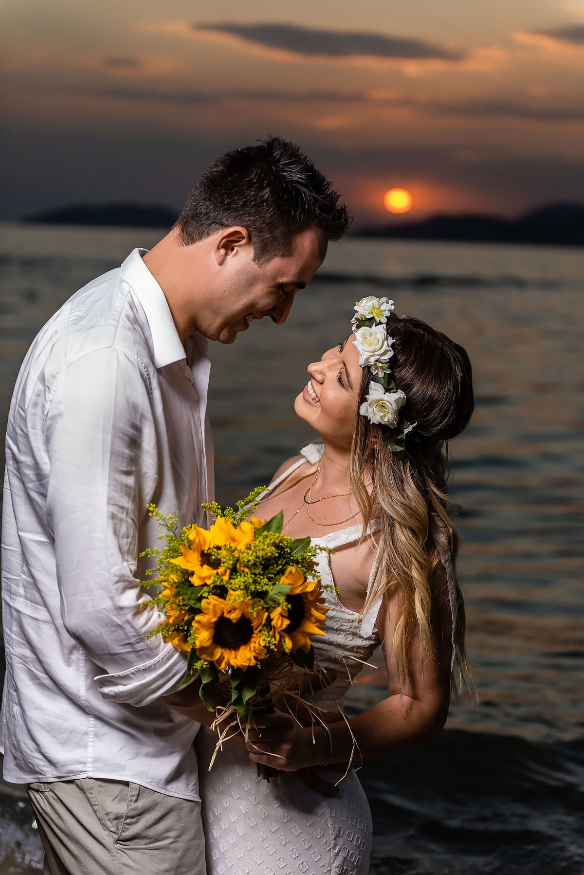 ensaio trash the Dress em Ilhabela 