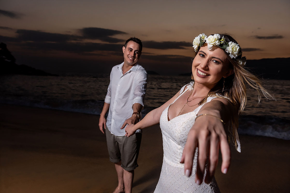 ensaio trash the Dress em Ilhabela 